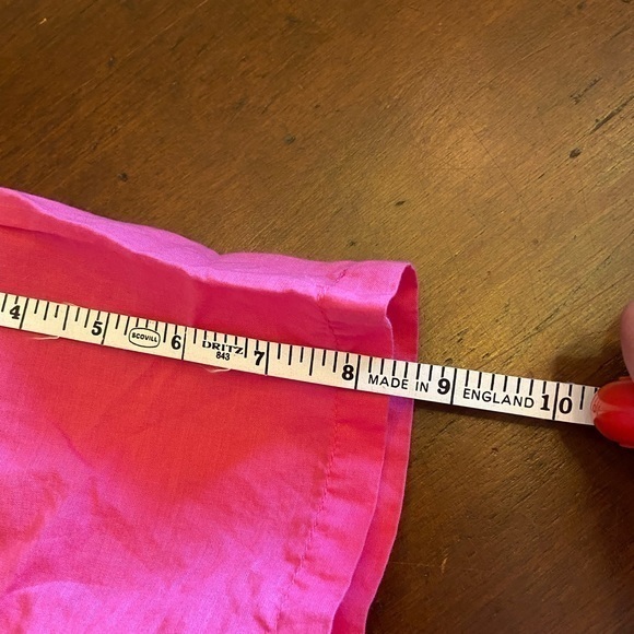 Phases hot pink short sleeve cotton dress L - Picture 10 of 12